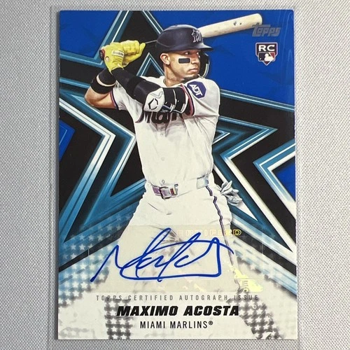 2026 Topps Series 1 Maximo Acosta Baseball Stars Autographs (RAW)