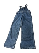 Hisea Men  s Denim Bib Overalls 41x34 Blue