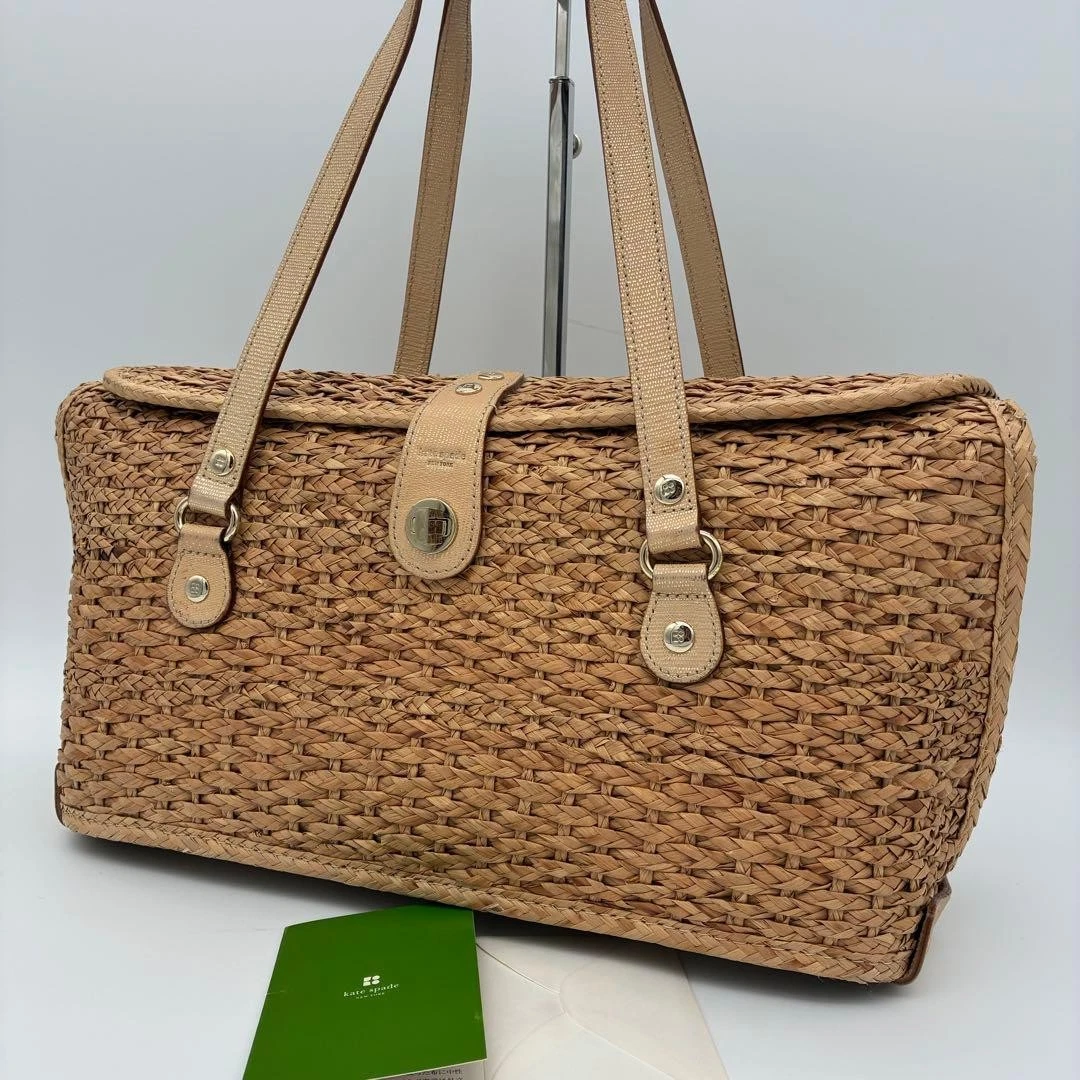 トートバッグ生地 Kate spade new york Straw トートバッグ 女性用 | eBay