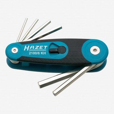Hazet 2100/6 KH Hex Metric L-key Fold Up Set 2.5 - 8mm