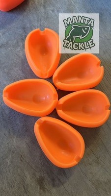 NEU 5 x Orange Speed Soft Mould Method Inline Feeder Karpfenangeln Ngt Formen