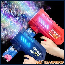 Fully Automatic Bubble Gun Rocket Bubbles Machine Automatic Blower