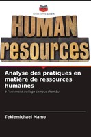 Teklemichael Mamo | Analyse Des Pratiques En MatièRe De Ressources Humaines