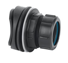 McAlpine Mechanical Soil Black Boss Connector For Pipe 1.25'' BOSSCONN-1.25BL