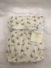 Girls Lullaby Floral Luxury Baby Blanket Security Lovey Flower Fleece Daisy NEW
