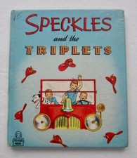 SPECKLES AND THE TRIPLETS ~ Vintage Children's Tell a Tale Book Mary Stevens HB