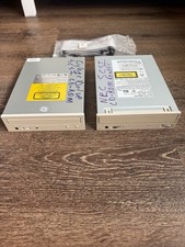 Vintage SCSI CD-ROM Drive Lot NEC CDR-1410A Cyber Drive 50-Pin Retro PC Mac Test