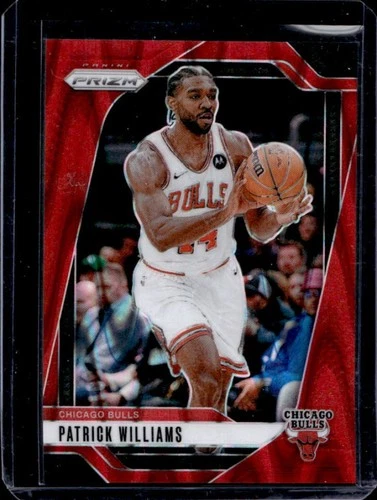 2024-25 Panini Prizm Patrick Williams Red Seismic #/299 Bulls