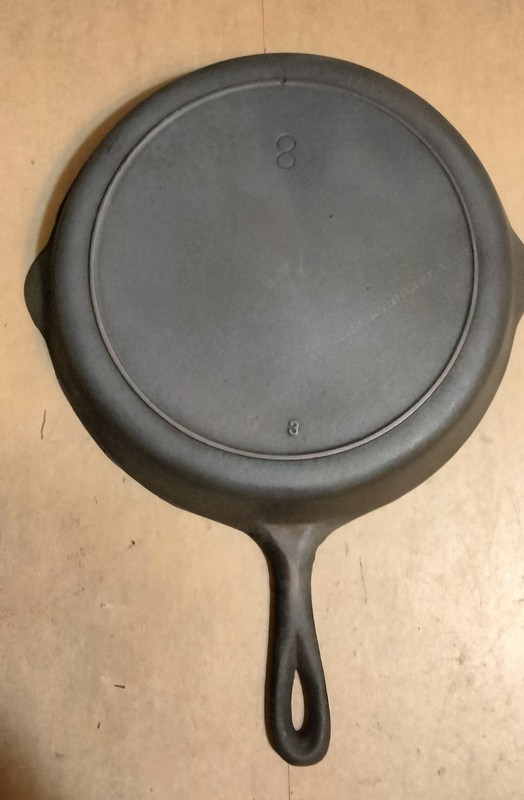 Vintage Lodge Single Notch #8 (10 1/2) Cast Iron Skillet Made In USA Pre-owned
