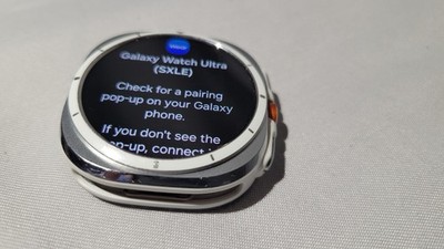 Samsung Galaxy Watch Ultra (LTE) 47MM Titanium Case White Marine Band