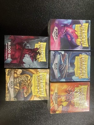 Dragon Shield Matte Deck Sleeves Lot 5 Packs 100ct Protectors Choose Your Bundle