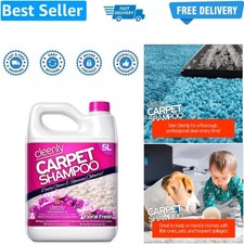 Carpet Shampoo Cleaner Solution 5 litres Safe for All Carpet Cleaning Machine... 6.00 per litre