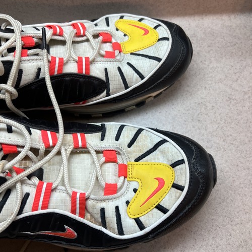 Mens Nike Air Max 640744-016 - White / Black / Yellow - Size 12 Men’s Preowned - Picture 9 of 11