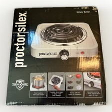 Proctor Silex Single Burner Adjustable Temper...