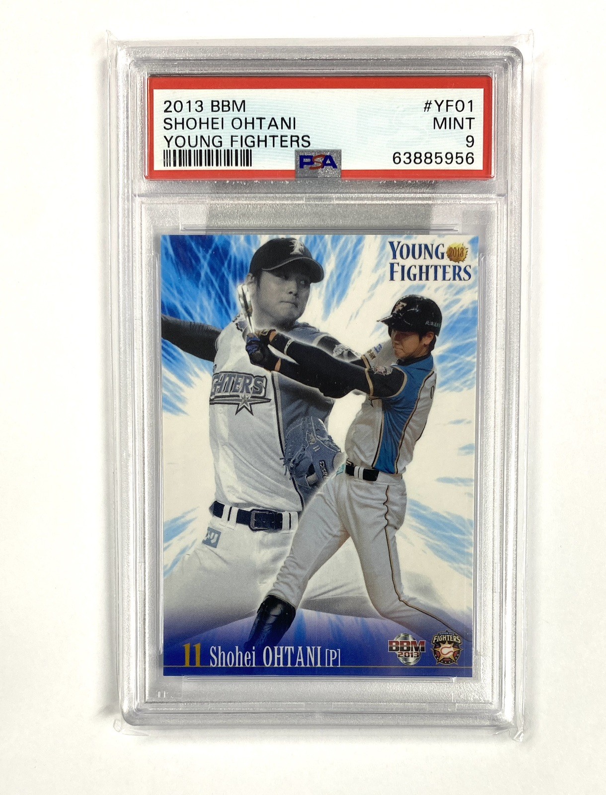 2013 Shohei Ohtani RC – BBM #YF01 – Young Fighters PSA Mint 9