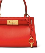 Tory Burch Red Lee Radziwill Small Brilliant Bag.