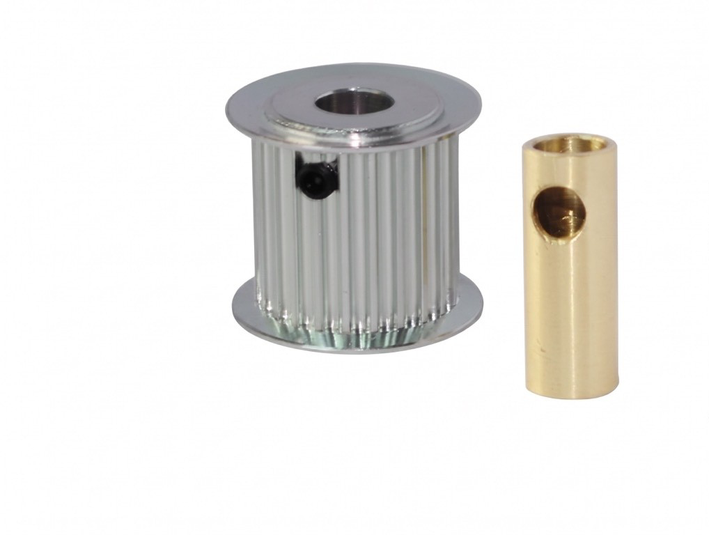 Aluminium Motor Pulley 25T (for 6/8mm motor shaft) : H0175-25-S
