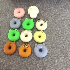 Animal-Shaped Erasers Set, Multicolor, Lot of 10, Animal Print Theme