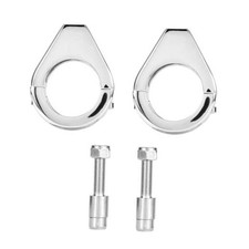 Turn Signal Indicator Relocation Fork Clamp Kit, Aluminium Alloy Black