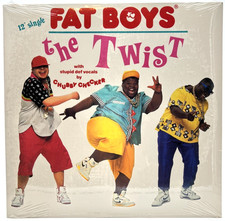 New / Sealed Fat Boys &lrm;&ndash; The Twist" 1988 12" Single  Tin Pan Alley &lrm;&ndash; 887 571-1