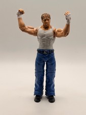 2011 MATTEL WWE DEAN AMBROSE ACTION FIGURE. GREY TANK TOP SHIRT.