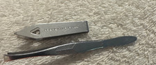 2 pair, 1 Precision forceps, 1 unbranded,Tweezers Stainless Steel