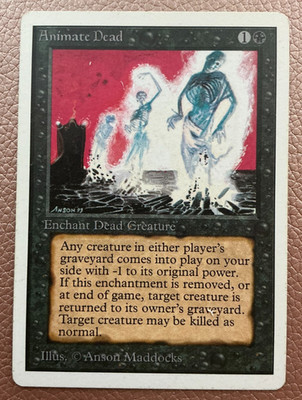 Unlimited Animate Dead MTG Magic the gathering
