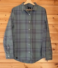 Flylow Brigitte Flannel Shirt Women's Large Blue Plaid Ski Snowboard Thermal