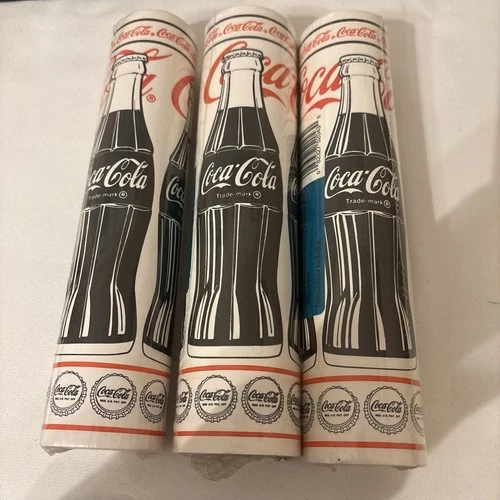 3 Vintage Coca Cola Coke Bottles Wallpaper Borders 5 Yards Each
