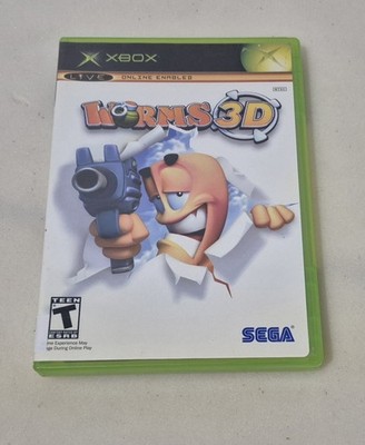 Worms 3D - Microsoft Xbox Original, Some Scratches, Tested Working