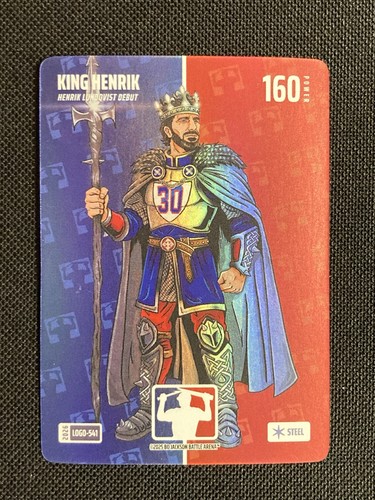 2025 Bo Jackson Battle Arena Griffey #LOGO-541 King Henrik Lundqvist Logo Foil