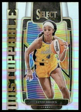 Lexie Brown 2024 Panini Select WNBA #9 Unstoppable Prizms Silver Sparks