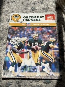 Vintage 1984 GREEN BAY PACKERS 17 Month Calendar Complete Excellent