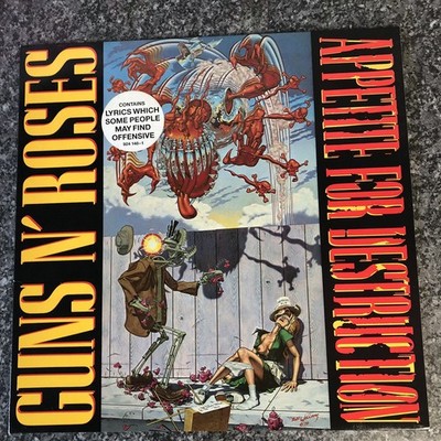 Appetite for Destruction by Guns n' Roses (Vinyl, 1987, 1-Disc
