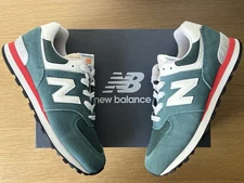 New Balance 574 Sneakers Preschool Little Kids 2Y New Spruce Blast Red PC574VPG