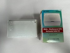 UNUSED GREENFIELD KGHBWU Weatherproof Box Cover And GFCI Outlet White A5 