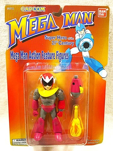 Vintage ☆ 1st Series ☆ 1995 Ban Dai ☆ Mega Man ☆ PROTO MAN ☆ Action Figure ☆W@W!