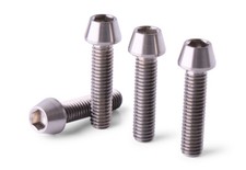 M6x25 Titanium Screw 6AL4V Aerospace Allen Hex Tapered Socket Cap Head 4 pieces