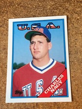 1988 Topps Traded Baseball # 74T Team USA Charles Nagy RC 1
