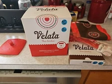 Velata Fun Fondue Warmer Maraschino Curve Red By Scentsy Xtra Lids NO Forks 