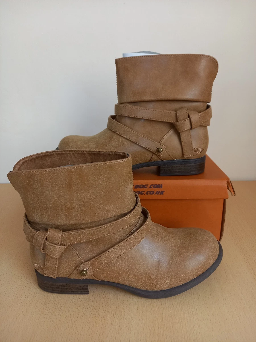 Rocket dog tan ankle boots 2025