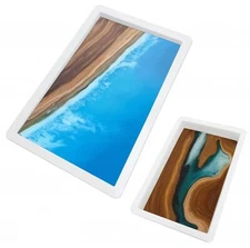 2Pcs Extra Large Epoxy Resin Molds for River Table Cutting Board