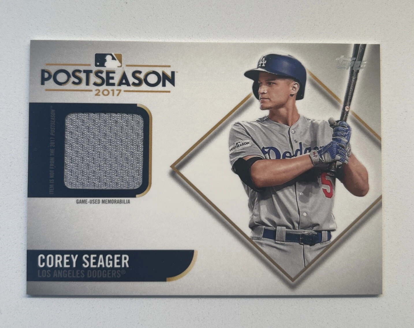 Corey Seager trading card