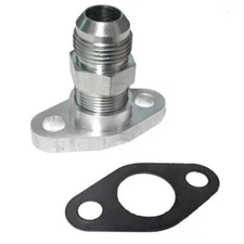Flange,Oil Drain, BIG,  -12 AN, Borg Warner S400 SX SX-E,S500 SX SX-E Turbos