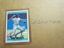 1992 Donruss Jose Vizcaino Signed Baseball Card 