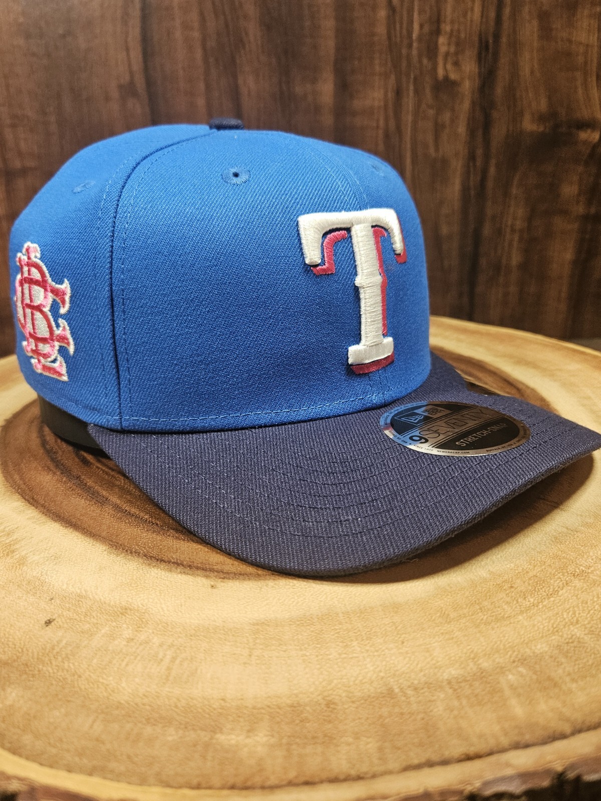 Texas Rangers New Era 9Seventy StretchSnap Adjustable Hat Cap Big League Chew