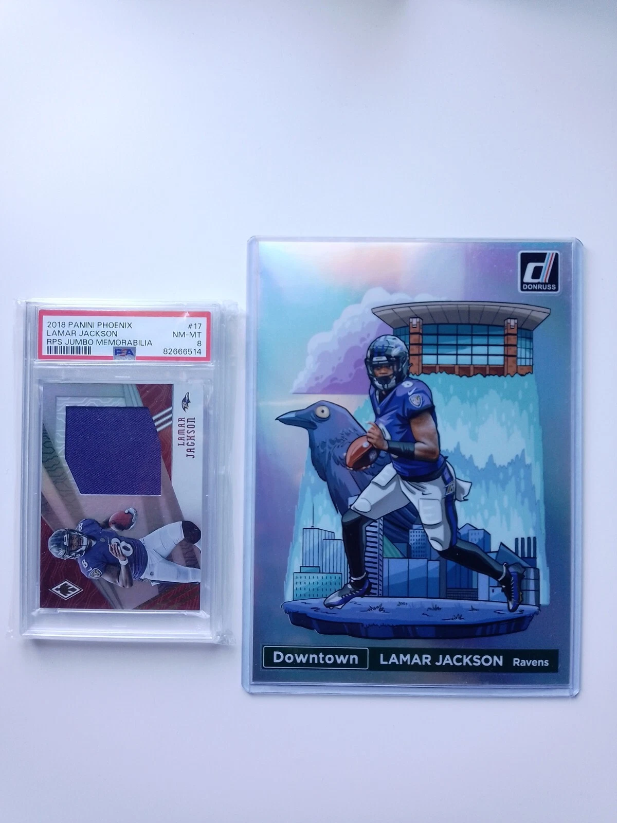 Lamar Jackson Panini Phoenix Rps Jumbo Memorabilia #17 Base