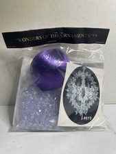 WONDERS OF THE ORNAMENTS 819 BEADED SEQUIN ORNAMENT KIT NOS 