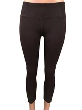 Active Life Womens  Athletic Leggings With Mesh Criss Cross Panels, Small