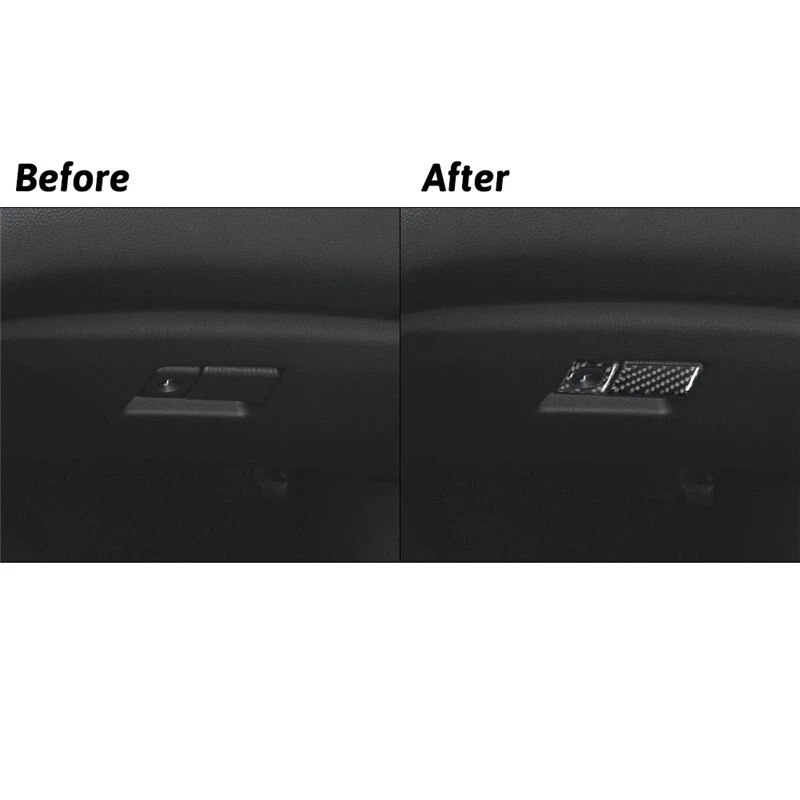 Carbon Fiber Interior Glove Box Lock Trim CoverFit For Toyota Celica 2002-2005 - Imagen 2 de 4